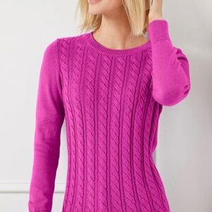 Talbots (Like New) Soft Cable Knit Sweater in a Small